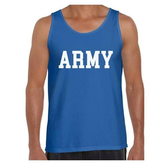 Awkward Styles Men's Army Tank Top Military Sleeveless Shirt Army Gifts for Him Army Outfit Homecoming Surprise Party Outfit Military Tank Top Men