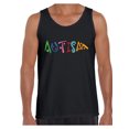 thumbnail image 1 of Awkward Styles Men's Autism Autistic Support Graphic Tank Tops for Autism Awareness, 1 of 4