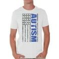 thumbnail image 1 of Awkward Styles Men's Autism Awareness American Flag Graphic T-shirt Tops, 1 of 4
