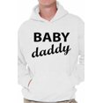 thumbnail image 1 of Awkward Styles Men's Baby Daddy Cool Graphic Hoodie Tops Father To Be New Dad Father's Day Gift, 1 of 3