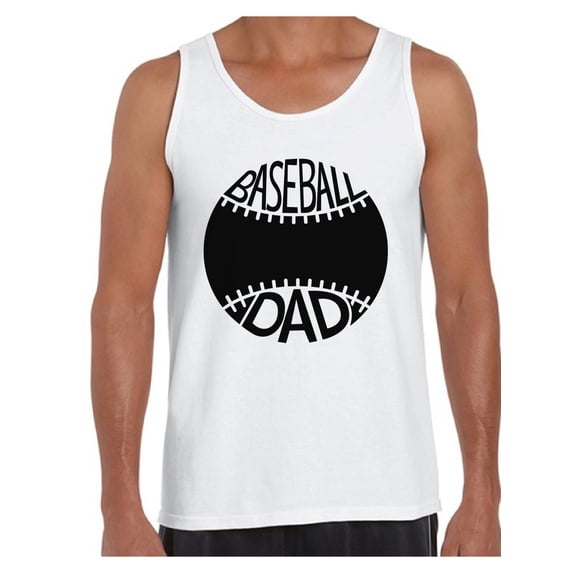 Awkward Styles Men's Baseball Dad Cool Sporty Graphic Tank Tops Father's Day