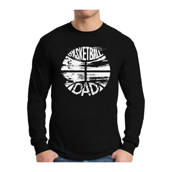 Awkward Styles Men's Basketball Dad Graphic Long Sleeve T-shirt Tops Sports Dad Gift Father's Day Cool Gift Idea