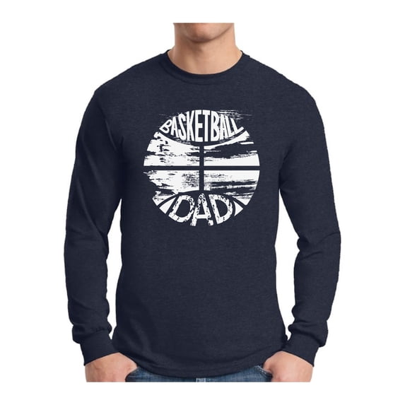 Awkward Styles Men's Basketball Dad Graphic Long Sleeve T-shirt Tops Sports Dad Gift Father's Day Cool Gift Idea
