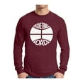 thumbnail image 1 of Awkward Styles Men's Basketball Dad Graphic Long Sleeve T-shirt Tops White Cool Sport Gift for Daddy Father`s Day, 1 of 4