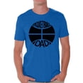 thumbnail image 1 of Awkward Styles Men's Basketball Dad Graphic T-shirt Tops Black Sport Father`s Gift Idea, 1 of 4