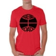 thumbnail image 1 of Awkward Styles Men's Basketball Dad Graphic T-shirt Tops Black Sport Father`s Gift Idea, 1 of 4