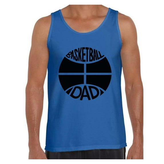Awkward Styles Men's Basketball Dad Graphic Tank Tops Black Sport Father`s Gift Idea