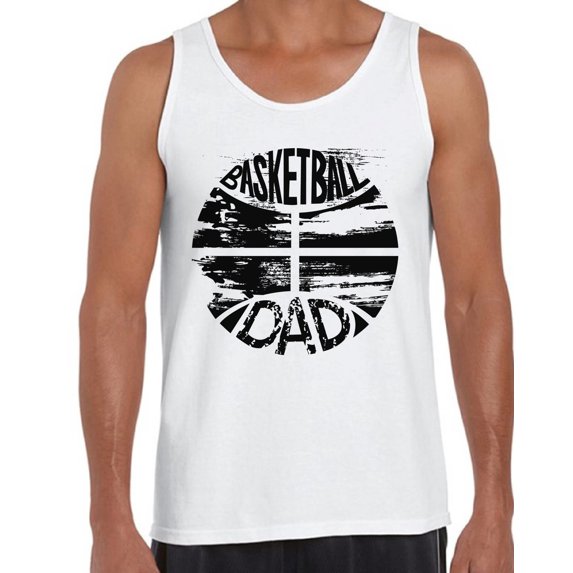 Awkward Styles Men's Basketball Dad Vintage Graphic Tank Tops Basketball Team Sport Dad Father's Day