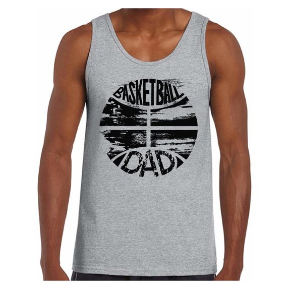 Awkward Styles Men's Basketball Dad Vintage Graphic Tank Tops Basketball Team Sport Dad Father's Day