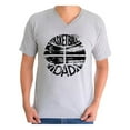 thumbnail image 1 of Awkward Styles Men's Basketball Dad Vintage Graphic V-neck T-shirt Tops Basketball Team Sport Dad Father's Day, 1 of 4