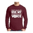 thumbnail image 1 of Awkward Styles Men's Basketball Dad Voice Cute Father`s Graphic Long Sleeve T-shirt Tops White Basketball Dad Gift, 1 of 4