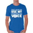 thumbnail image 1 of Awkward Styles Men's Basketball Dad Voice Cute Father`s Graphic T-shirt Tops White Basketball Dad Gift, 1 of 4