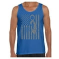 thumbnail image 1 of Awkward Styles Men's Brain Cancer Awareness Graphic Tank Tops Gray Ribbon, 1 of 4