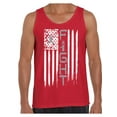 thumbnail image 1 of Awkward Styles Men's Brain Cancer Graphic Tank Tops Distressed American Flag Fight Gray Ribbon, 1 of 4