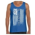 thumbnail image 1 of Awkward Styles Men's Brain Cancer Graphic Tank Tops Distressed American Flag Fight Gray Ribbon, 1 of 4