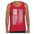 thumbnail image 1 of Awkward Styles Men's Breast Cancer American Flag Distressed Graphic Tank Tops Fight Pink Ribbon, 1 of 4
