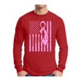 thumbnail image 1 of Awkward Styles Men's Breast Cancer Awareness Graphic Long Sleeve T-shirt Tops Pink Ribbon, 1 of 4