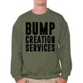 thumbnail image 1 of Awkward Styles Men's Bump Creation Services Graphic Sweatshirt Tops Father To Be New Dad Gift, 1 of 4