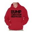 thumbnail image 1 of Awkward Styles Men's Bump Creation Services New Dad Graphic Hoodie Tops Bump Dad Father's Day Gift, 1 of 4