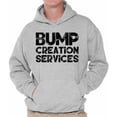 thumbnail image 1 of Awkward Styles Men's Bump Creation Services New Dad Graphic Hoodie Tops Bump Dad Father's Day Gift, 1 of 4