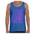 thumbnail image 1 of Awkward Styles Men's Cancer Awareness Graphic Tank Tops Purple Ribbon, 1 of 4