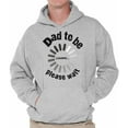 thumbnail image 1 of Awkward Styles Men's Dad To Be Loading Please Wait Graphic Hoodie Tops New Dad Gift Father's Day, 1 of 4
