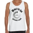 thumbnail image 1 of Awkward Styles Men's Dad To Be Loading Please Wait Graphic Tank Tops New Dad Gift Father's Day, 1 of 4