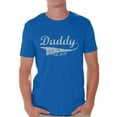 thumbnail image 1 of Awkward Styles Men's Daddy Est. 2017 New Daddy To Be Vintage Graphic T-shirt Tops, 1 of 4