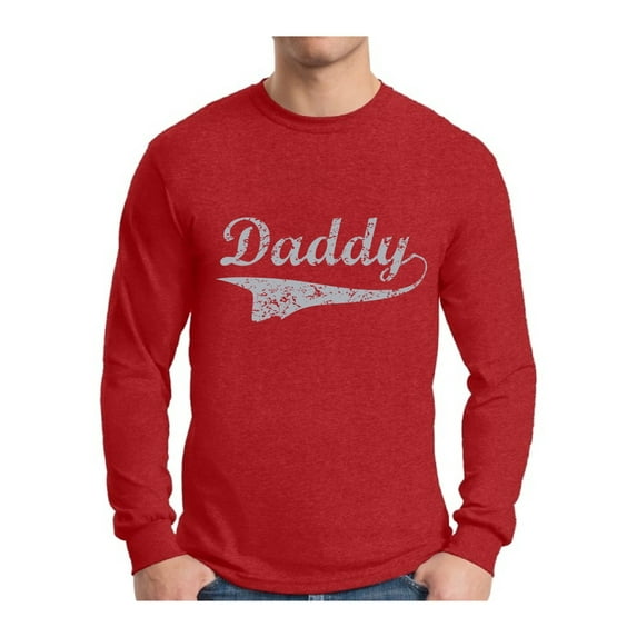Awkward Styles Men's Daddy Graphic Long Sleeve T-shirt Tops Vintage Father`s Day Gift for Dad