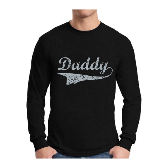 Awkward Styles Men's Daddy Graphic Long Sleeve T-shirt Tops Vintage Father`s Day Gift for Dad