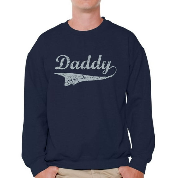 Awkward Styles Men's Daddy Graphic Sweatshirt Tops Vintage Father`s Day Gift for Dad