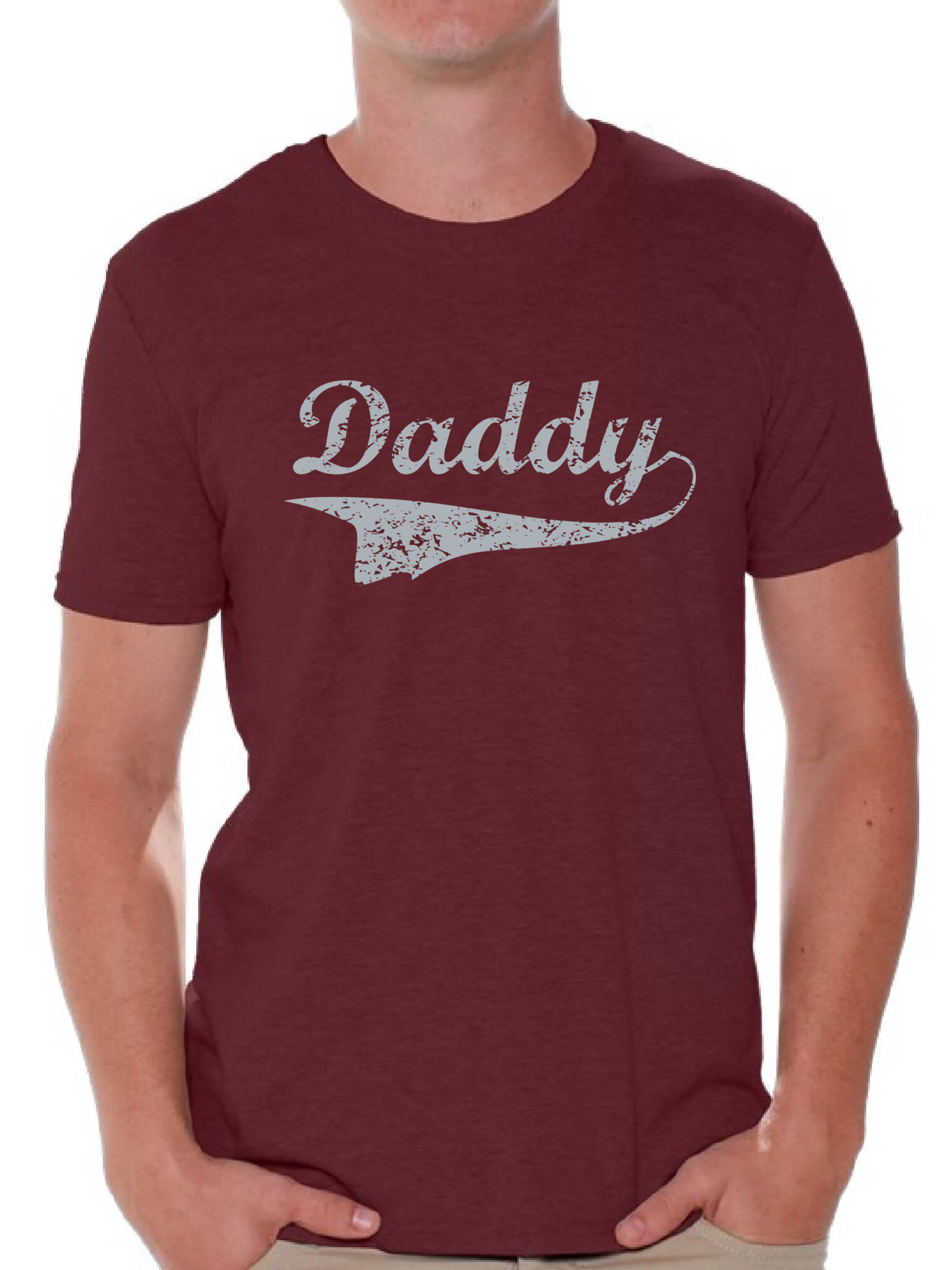 Awkward Styles Men's Daddy Graphic T-shirt Tops Vintage Father`s Day Gift for Dad - image 1 of 4