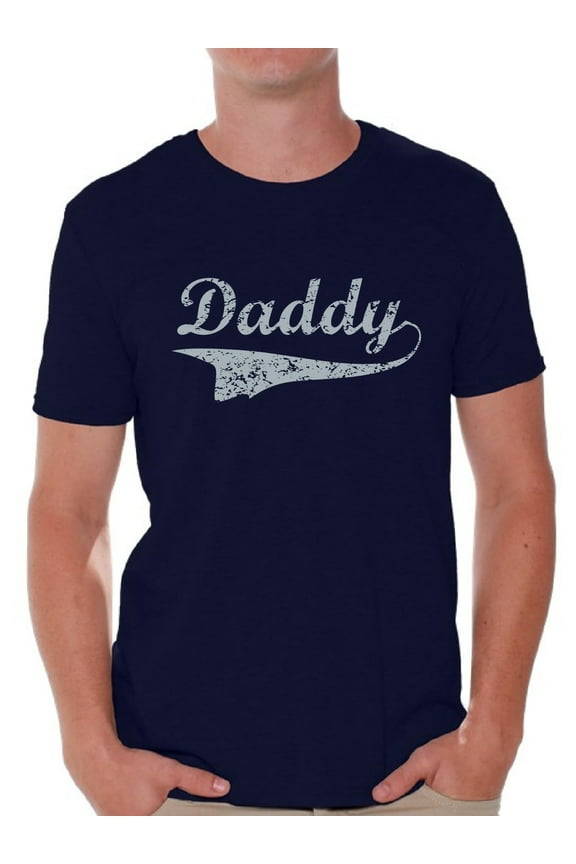 Daddy Shirt Father Tshirt Graphic Mens Tshirt Vintage Tops for Best Dad Fathers Day Gift for Dad Daddy Gifts from Daughter Daddy Gifts from Son Best Dad Ever Tshirt