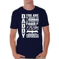 thumbnail image 1 of Awkward Styles Men's Daddy Superhero Graphic T-shirt Tops Proud Dad Best Dad Ever Father`s Day Gift, 1 of 4