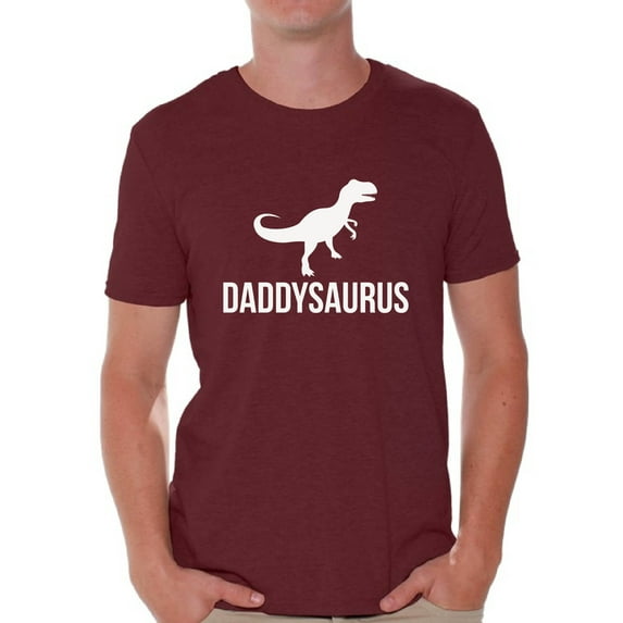 Awkward Styles Men's Daddysaurus Cool Graphic T-shirt Tops Father`s Day Gift Daddy Saur