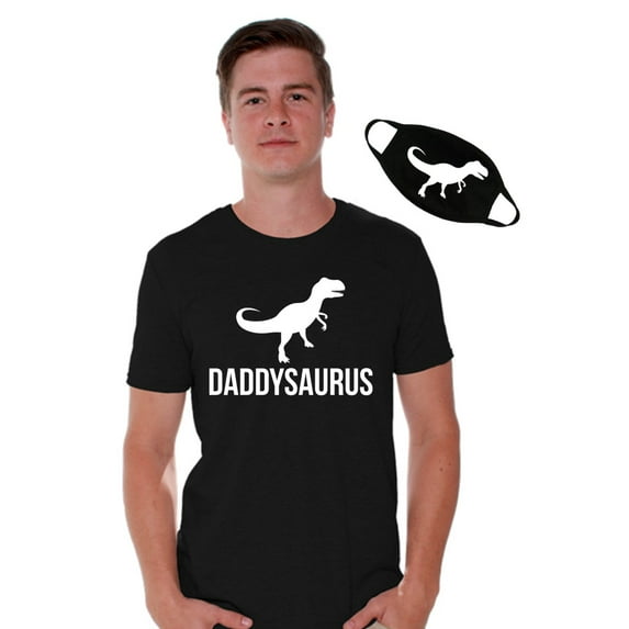 Awkward Styles Men's Daddysaurus Cool Graphic T-shirt Tops Father`s Day Gift Daddy Saur