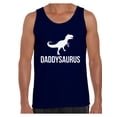 thumbnail image 1 of Awkward Styles Men's Daddysaurus Cool Graphic Tank Tops Father`s Day Gift Daddy Saur, 1 of 4