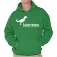 thumbnail image 1 of Awkward Styles Men's Daddysaurus Cute Father`s Graphic Hoodie Tops Daddy Saurus, 1 of 4