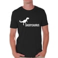 thumbnail image 1 of Awkward Styles Men's Daddysaurus Cute Father`s Graphic T-shirt Tops Daddy Saurus, 1 of 4