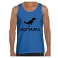 thumbnail image 1 of Awkward Styles Men's Daddysaurus Funny Graphic Tank Tops Black Daddy Saurus Gift for Dad, 1 of 4