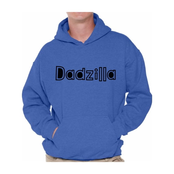 Awkward Styles Men's Dadzilla Dad's Graphic Hoodie Tops Father's Day Cool Gift for Dad