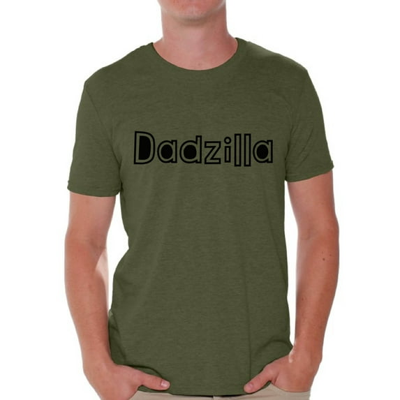 Awkward Styles Men's Dadzilla Dad's Graphic T-shirt Tops Father's Day Cool Gift for Dad