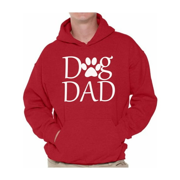 Awkward Styles Men's Dog Dad Graphic Hoodie Tops Pet Loving Father`s Day Gift Dog Lover Gift for Him