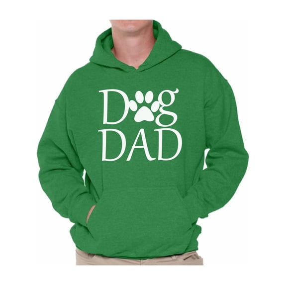 Awkward Styles Men's Dog Dad Graphic Hoodie Tops Pet Loving Father`s Day Gift Dog Lover Gift for Him