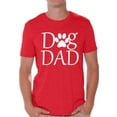 thumbnail image 1 of Awkward Styles Men's Dog Dad Graphic T-shirt Tops Pet Loving Father`s Day Gift Dog Lover Gift for Him, 1 of 4