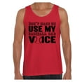 thumbnail image 1 of Awkward Styles Men's Don`t Make Me Use My Baseball Dad Voice Graphic Tank Tops Gift for Sport Dad, 1 of 4