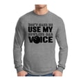 thumbnail image 1 of Awkward Styles Men's Don`t Make Me Use My Bowling Dad Voice Graphic Long Sleeve T-shirt Tops Father's Day Gift, 1 of 4