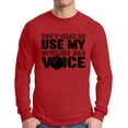thumbnail image 1 of Awkward Styles Men's Don`t Make Me Use My Bowling Dad Voice Graphic Long Sleeve T-shirt Tops Father's Day Gift, 1 of 4