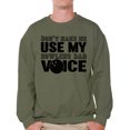 thumbnail image 1 of Awkward Styles Men's Don`t Make Me Use My Bowling Dad Voice Graphic Sweatshirt Tops Father's Day Gift, 1 of 4