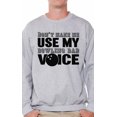 thumbnail image 1 of Awkward Styles Men's Don`t Make Me Use My Bowling Dad Voice Graphic Sweatshirt Tops Father's Day Gift, 1 of 3
